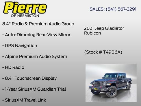 Used 2021 Jeep Gladiator Rubicon AWD/4WD image 18