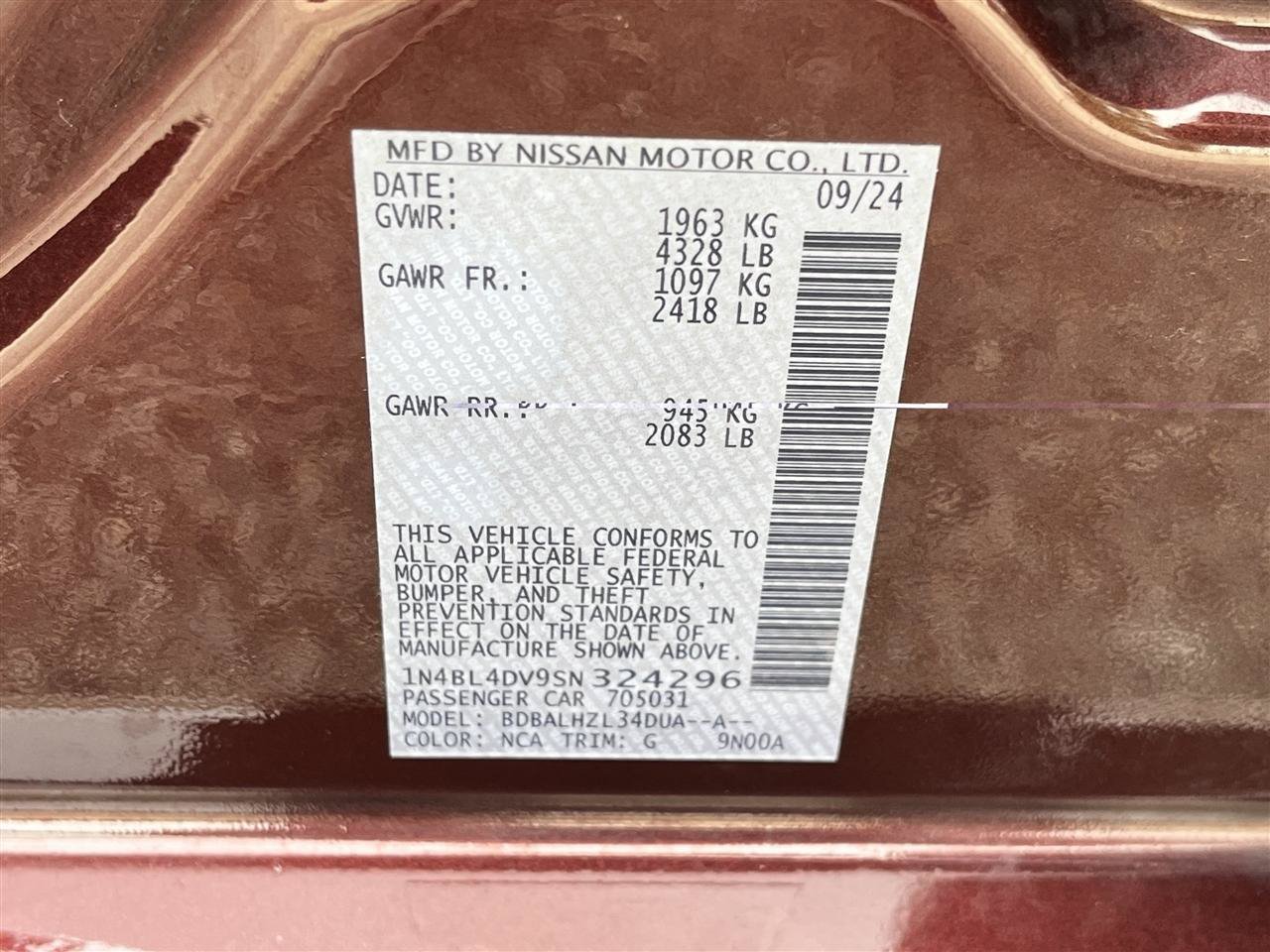 Used 2025 Nissan Altima 2.5 SV FWD image 12