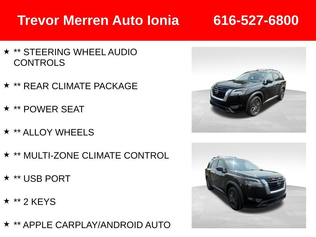 Used 2023 Nissan Pathfinder SV w/ Cargo Package AWD/4WD image 13