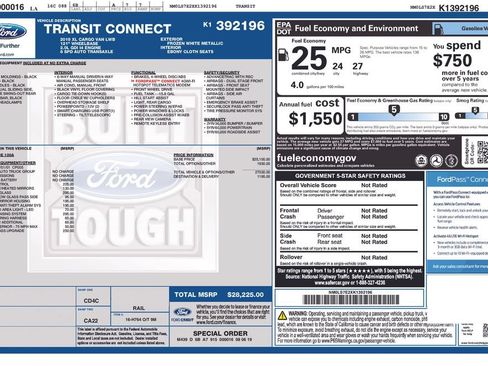 Used 2019 Ford Transit Connect XL FWD image 6