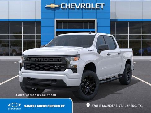 New 2026 Chevrolet Silverado 1500 Custom w/ Turbomax Blackout Package RWD image 6