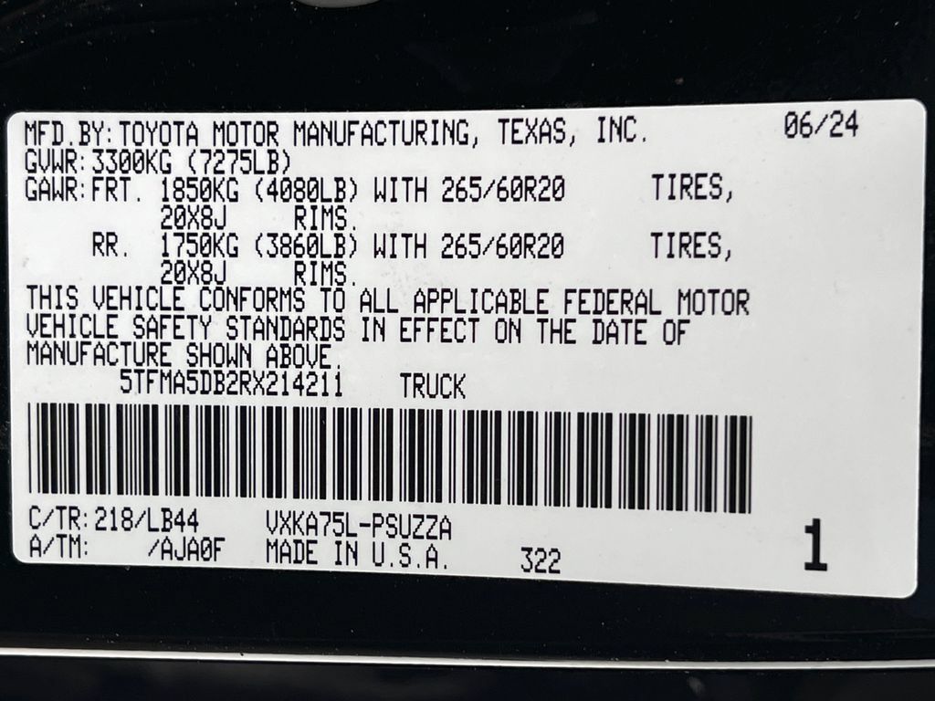 Used 2024 Toyota Tundra 1794 Edition AWD/4WD image 26