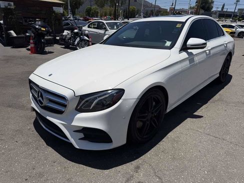 Used 2018 Mercedes-Benz E 300 w/ AMG Line Exterior image 3