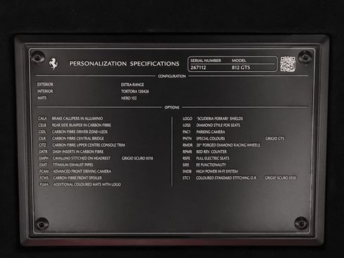 Certified 2021 Ferrari 812 GTS RWD image 25