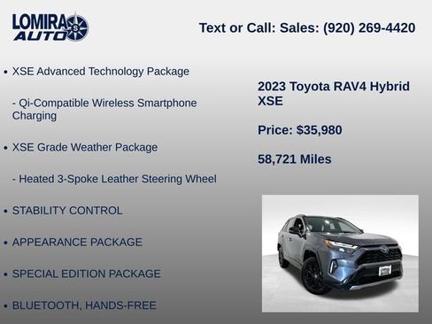 Used 2023 Toyota RAV4 XSE AWD/4WD image 14