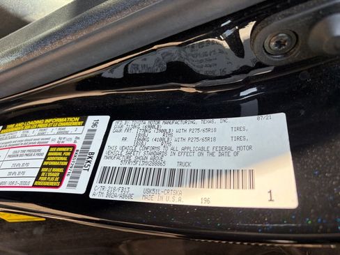 Used 2021 Toyota Tundra SR5 w/ TRD Off-Road Package RWD image 13