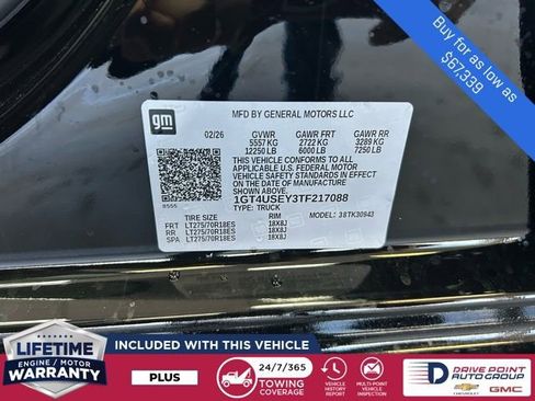 New 2026 GMC Sierra 3500 Pro w/ 1SA Pro Safety Plus Package image 17