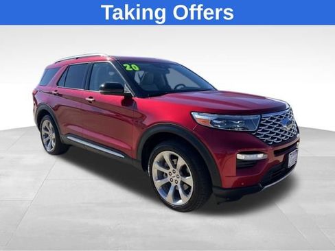 Used 2020 Ford Explorer Platinum w/ Premium Technology Package image 1