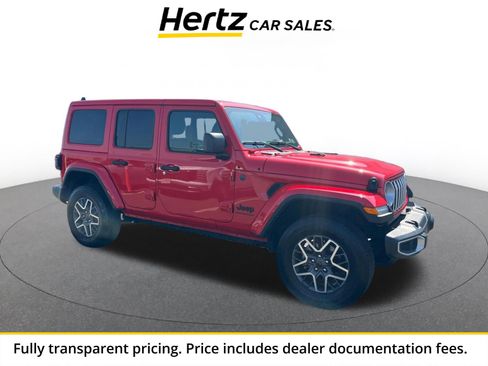 Used 2025 Jeep Wrangler Unlimited Sahara AWD/4WD image 1