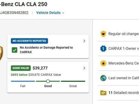 Certified 2025 Mercedes-Benz CLA 250 image 3
