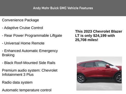 Used 2023 Chevrolet Blazer LT w/ Convenience Package image 8