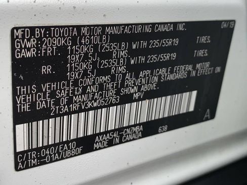 Used 2019 Toyota RAV4 XLE Premium w/ Cold Weather Package image 46