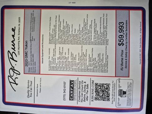 Used 2023 GMC Yukon Denali w/ Max Trailering Package AWD/4WD image 29