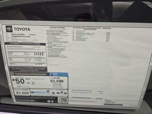 New 2026 Toyota Corolla LE image 7