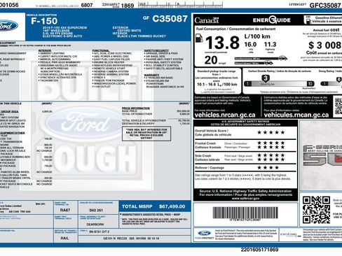 Used 2016 Ford F150 Lariat w/ Equipment Group 502A Luxury AWD/4WD image 4