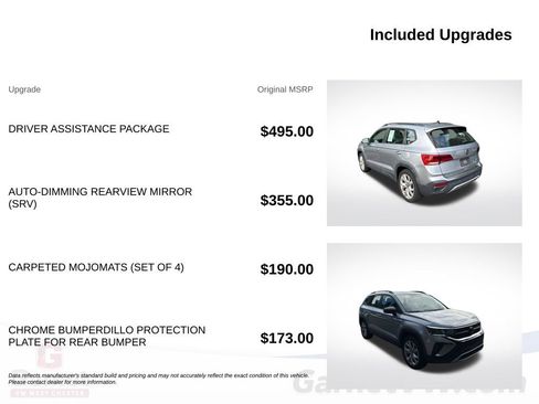Used 2023 Volkswagen Taos S w/ Driver Assistance Package AWD/4WD image 8
