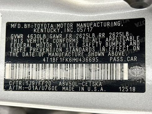 Used 2017 Toyota Camry SE FWD image 35