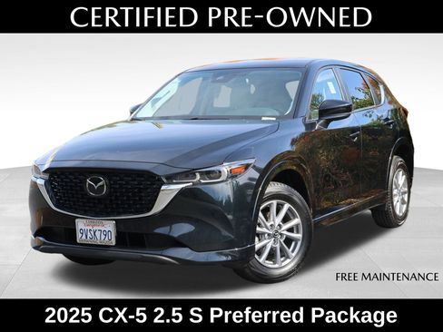Certified 2025 MAZDA CX-5 AWD 2.5 S w/ Preferred Package image 1