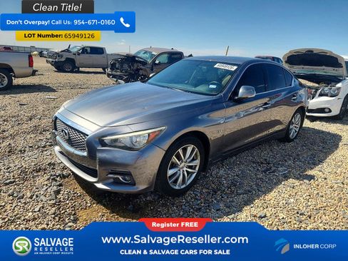 Used 2015 INFINITI Q50 Premium w/ Navigation Package AWD/4WD image 1