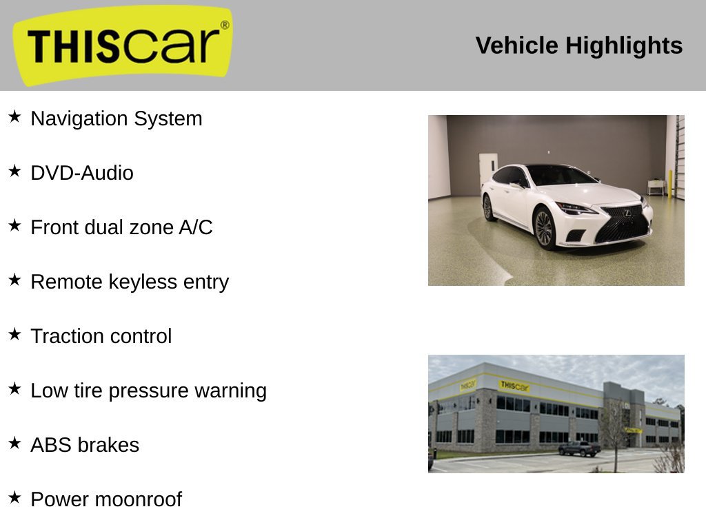 Used 2022 Lexus LS 500 w/ Interior Upgrade Package RWD image 12