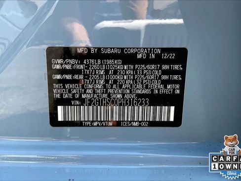 Certified 2023 Subaru Crosstrek 2.5i Sport AWD/4WD image 33