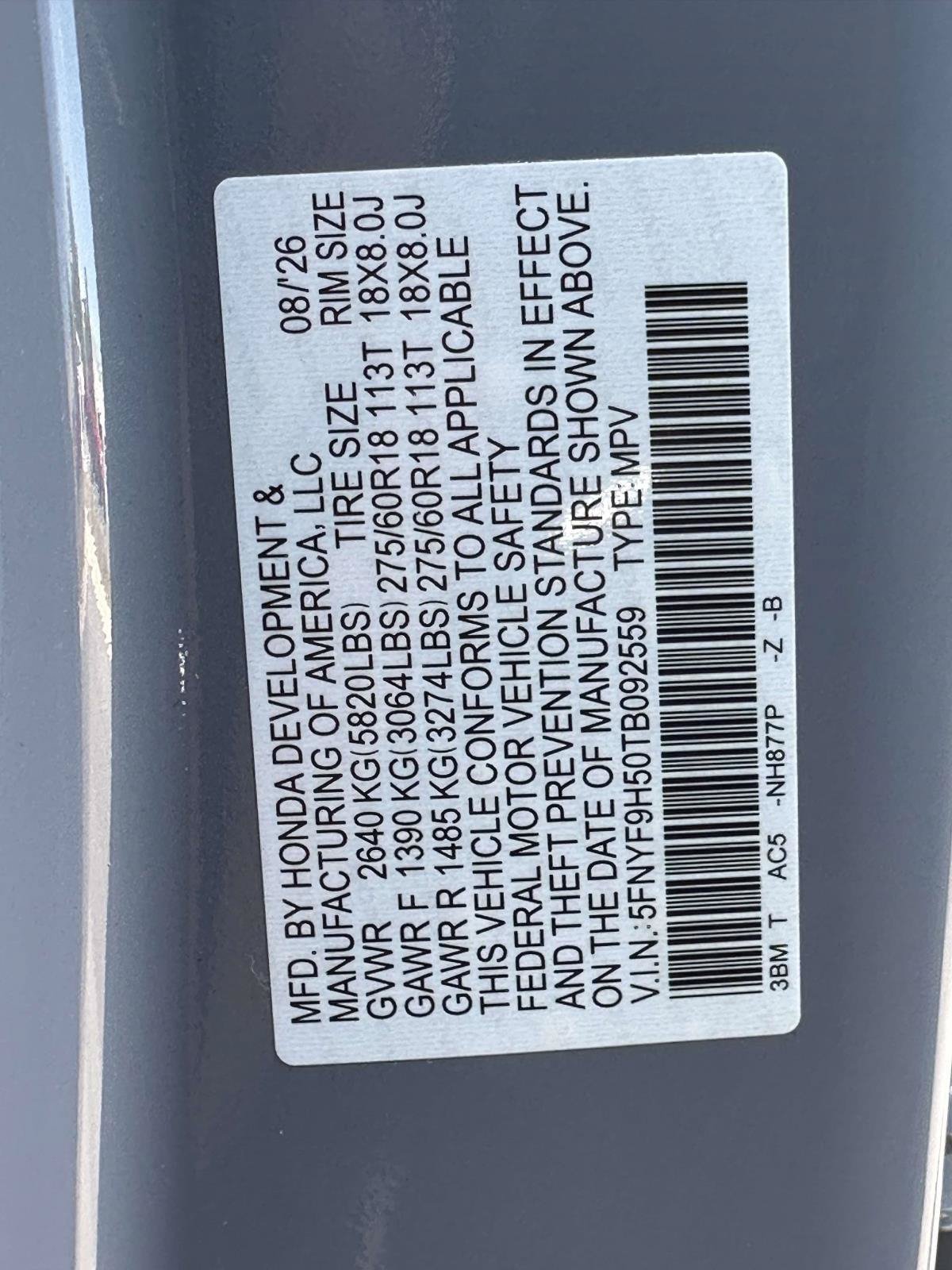 New 2026 Honda Passport TrailSport image 30