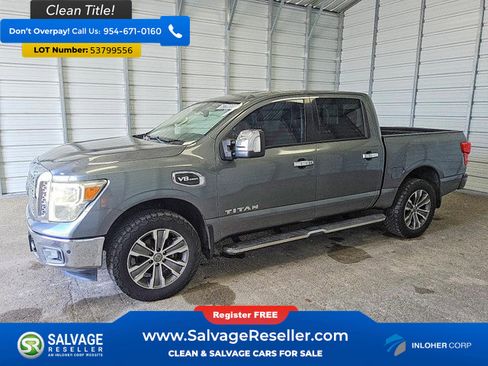 Used 2017 Nissan Titan SL w/ SL Towing Convenience Package AWD/4WD image 1