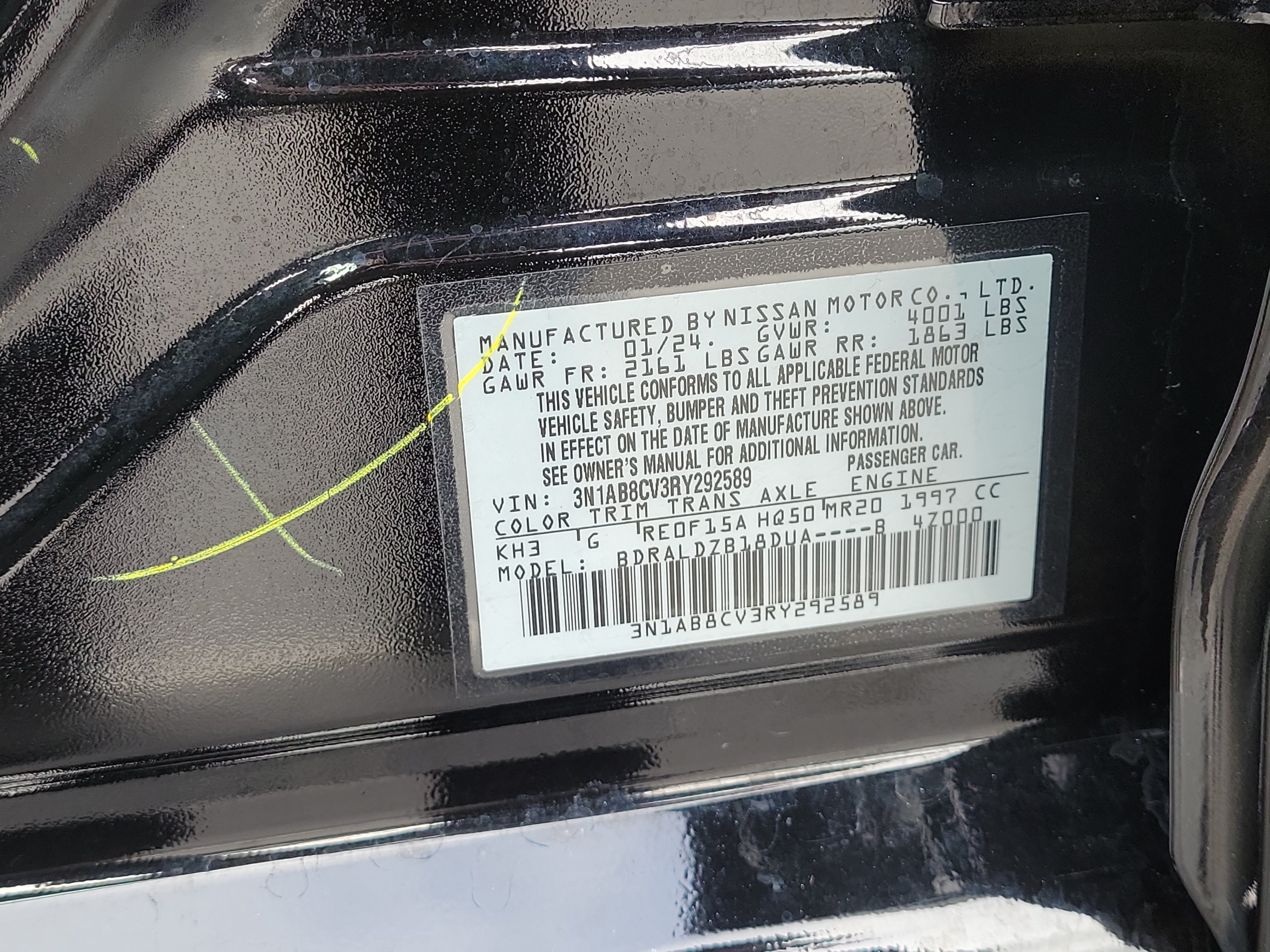 Used 2024 Nissan Sentra SV FWD image 29