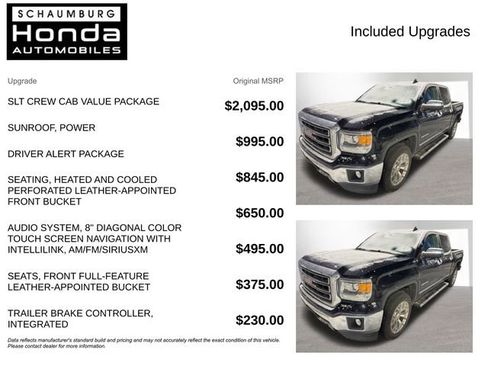 Used 2015 GMC Sierra 1500 SLT w/ SLT Crew Cab Value Package image 4