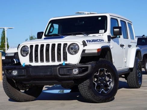 Used 2022 Jeep Wrangler Unlimited Rubicon 4xe w/ Steel Bumper Group image 3