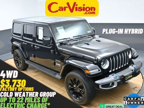 Used 2023 Jeep Wrangler Unlimited Sahara w/ Cold Weather Group AWD/4WD image 1
