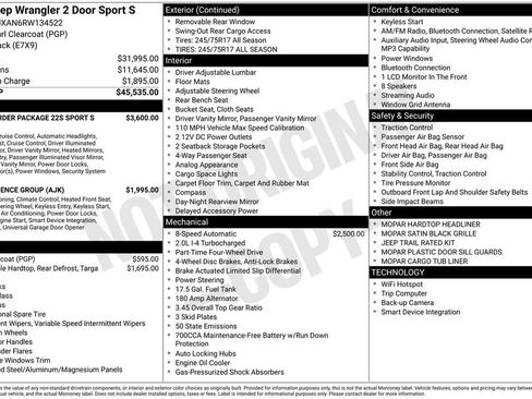Used 2024 Jeep Wrangler Sport AWD/4WD image 4