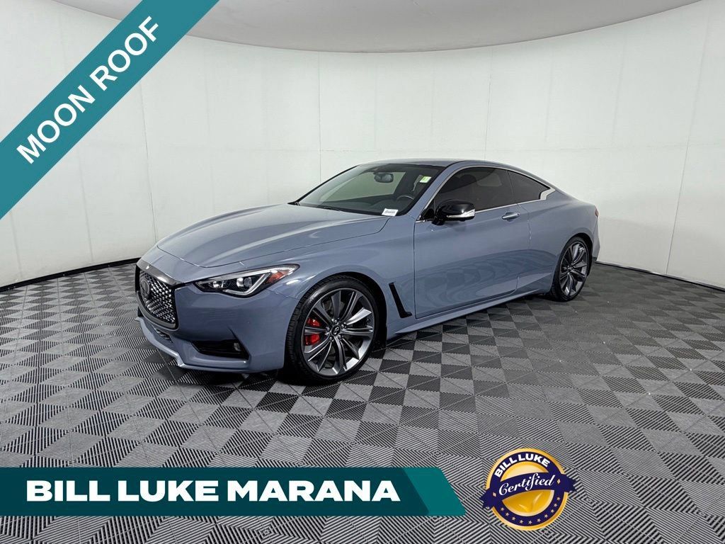 Used 2022 INFINITI Q60 Red Sport 400 w/ Cargo Package RWD image 1