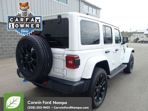 Used 2022 Jeep Wrangler Unlimited Sahara 4xe w/ Cold Weather Group image 3