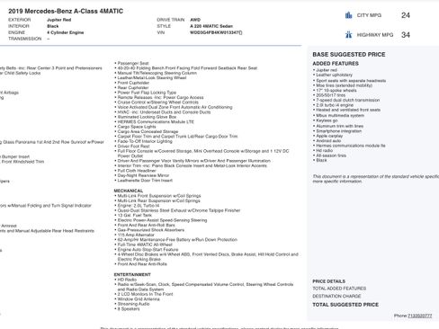 Used 2019 Mercedes-Benz A 220 4MATIC image 12