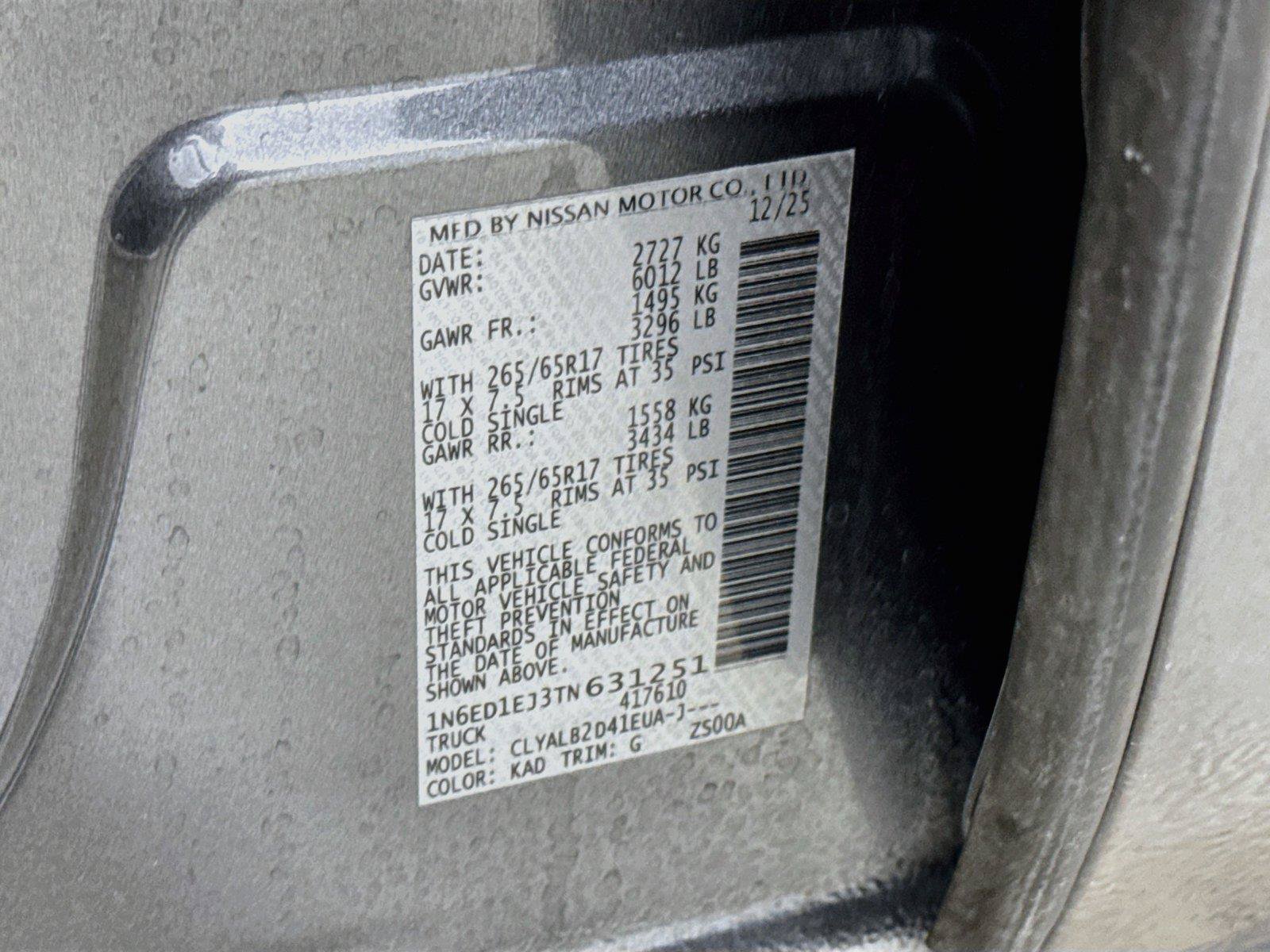 Used 2026 Nissan Frontier SV RWD image 28