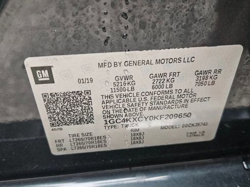 Used 2019 Chevrolet Silverado 3500 LTZ w/ Duramax Plus Package image 24