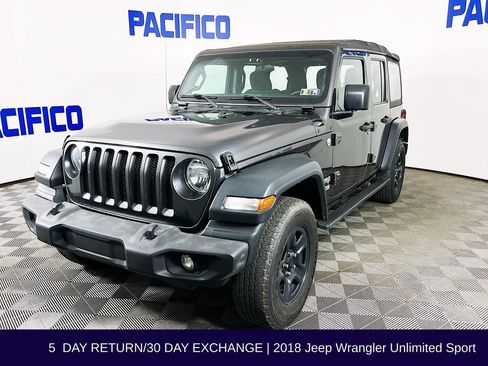Used 2018 Jeep Wrangler Unlimited Sport AWD/4WD image 4