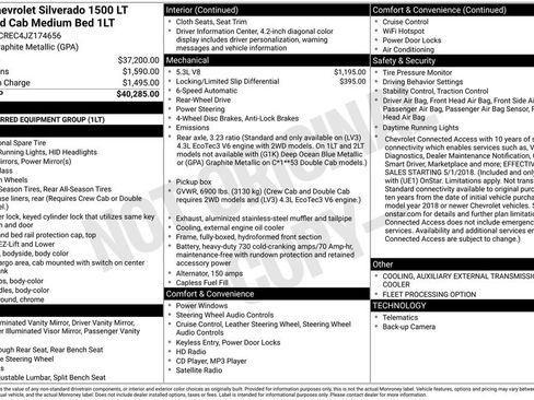 Used 2018 Chevrolet Silverado 1500 LT image 46