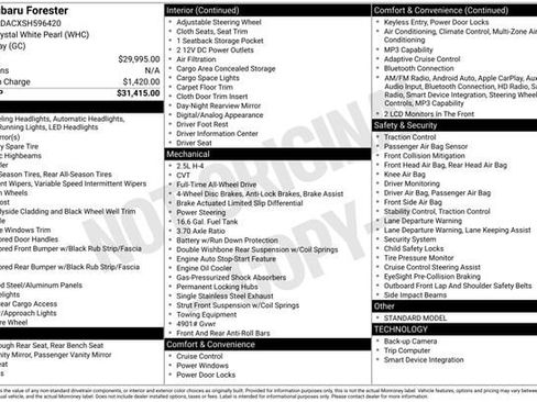 Certified 2025 Subaru Forester Base image 2