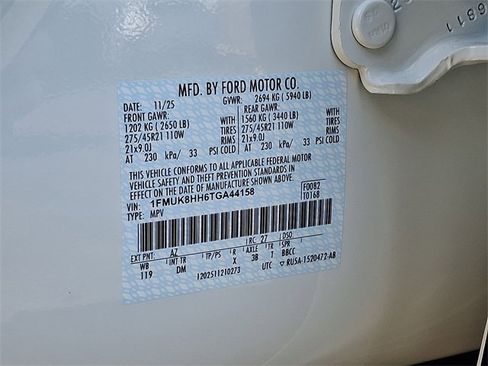 New 2026 Ford Explorer Platinum w/ LUX Leather Package image 19