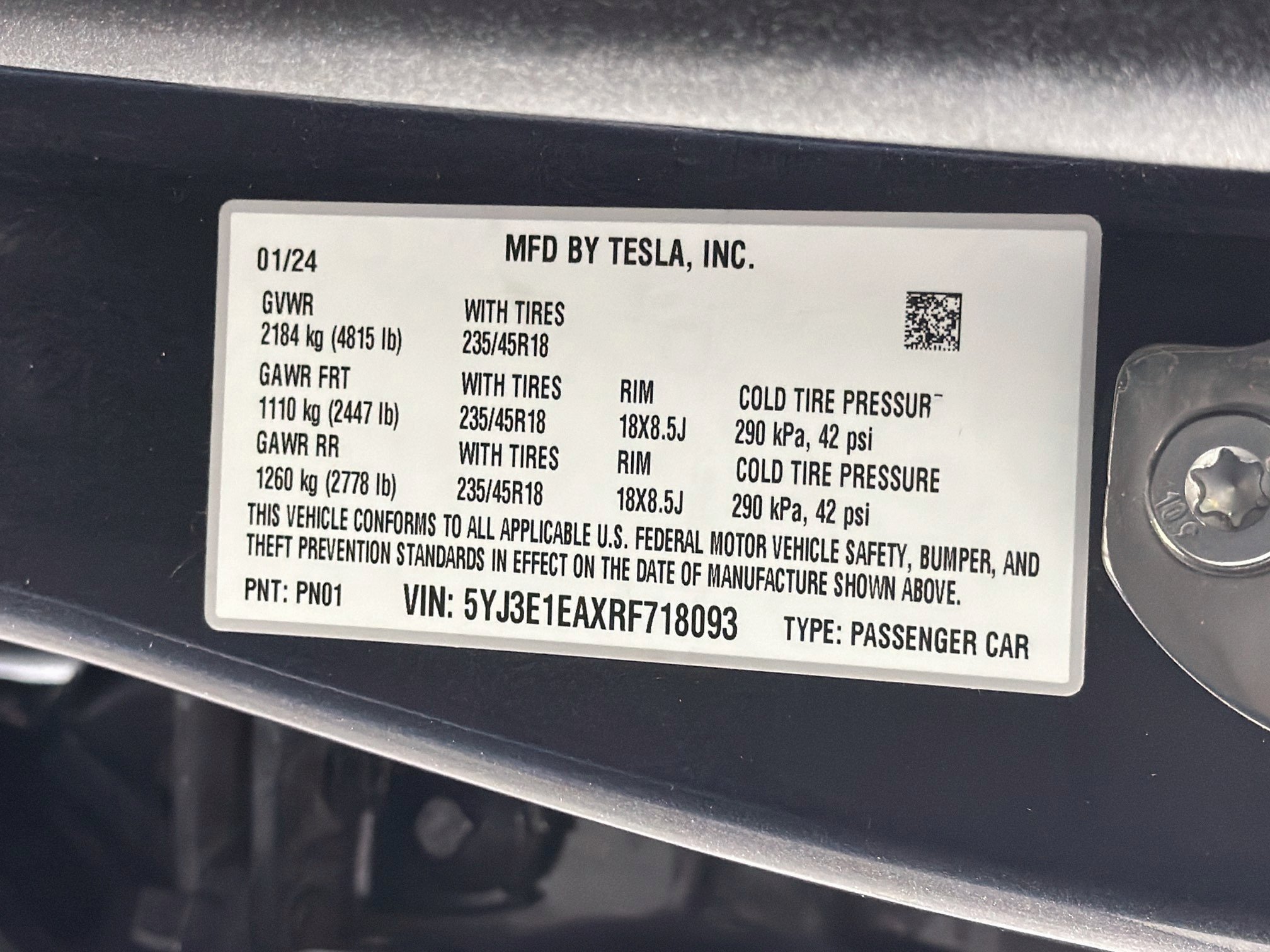 Used 2024 Tesla Model 3 RWD image 12
