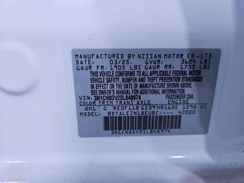 New 2025 Nissan Versa S w/ S Plus Package image 29