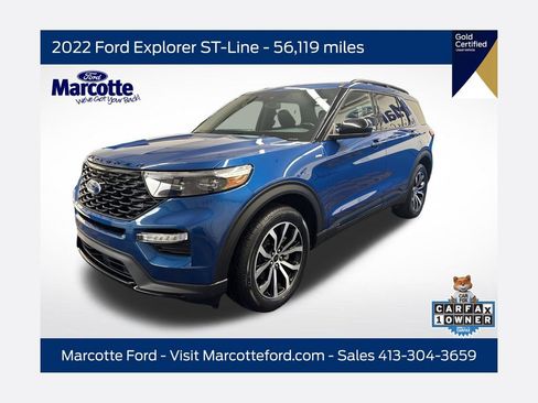 Certified 2022 Ford Explorer ST-Line w/ Class IV Trailer Tow Package AWD/4WD image 1