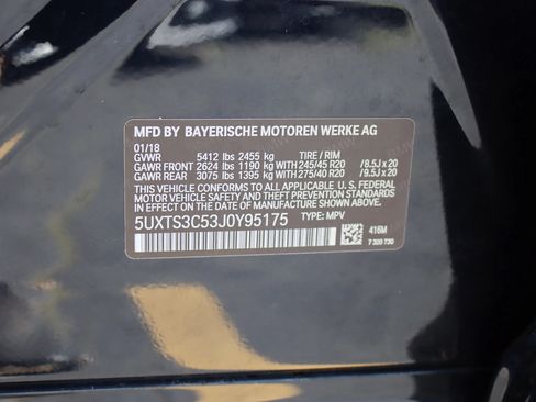 Used 2018 BMW X3 M40i AWD/4WD image 45