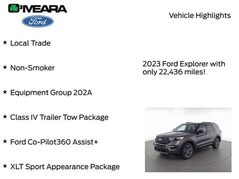 Used 2023 Ford Explorer XLT w/ Equipment Group 202A AWD/4WD image 8