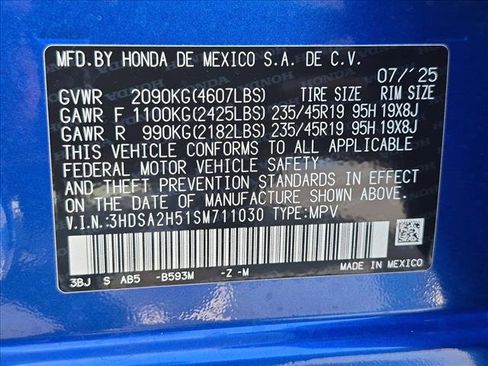 Certified 2025 Acura ADX A-Spec AWD/4WD image 25