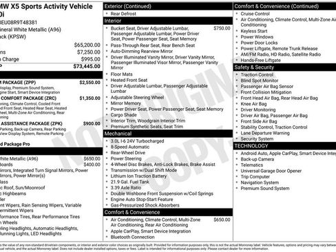 Used 2024 BMW X5 sDrive40i image 92