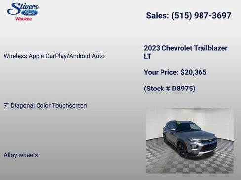 Used 2023 Chevrolet TrailBlazer LT FWD image 16