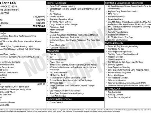 Used 2019 Kia Forte LXS FWD image 32